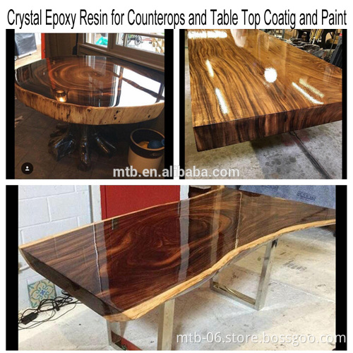 Liquid Epoxy Resin for Wood Topcoat Coating and Painting